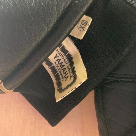 Yamaha Leather/Down Snowmobiling Mittens- Mens X-Small-Vintage - Picture 3 of 11